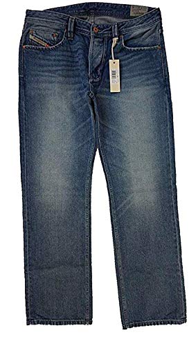 Diesel Men's Larkee Regular Straight 0RZ49 Jeans (Blue/Denim, 30W x 32L)