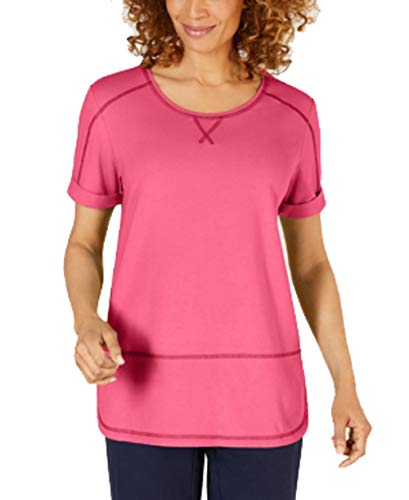 Contrast-Stitch Active T-Shirt
