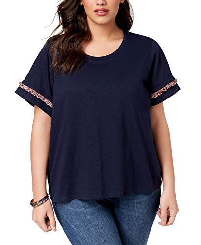 Plus Size Step-Hem Top