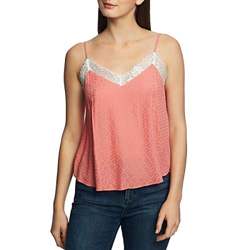 Lace-Trim V-Neck Cami Top