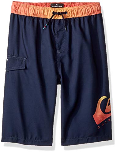 Little Boys Lava Logo-Print Swimsuit