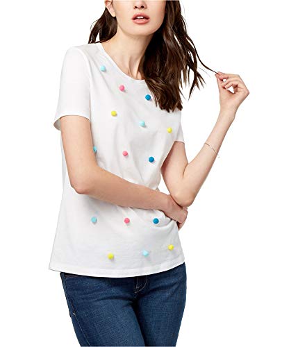 Short-Sleeve Pom-Pom T-Shirt