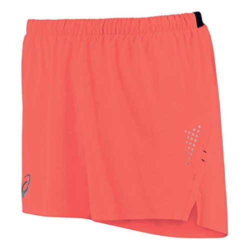 ASICS Men's Top Impact Woven Shorts, Fiery Flame, Large