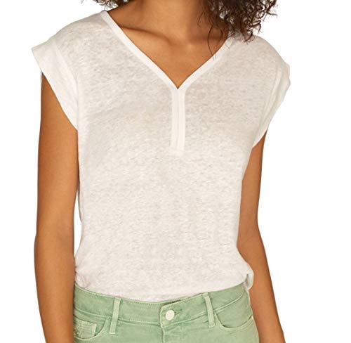 Laura V-Neck Solid T-Shirt