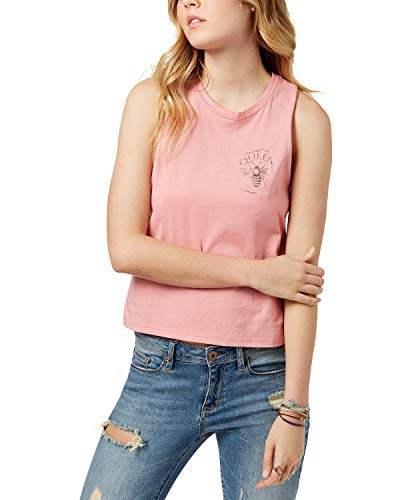 Juniors' Bee Graphic-Print Tank Top