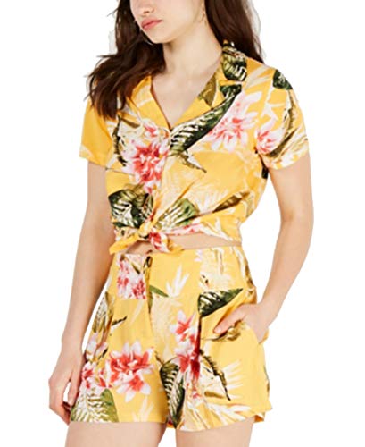 Idalia Floral-Print Button-Front Shirt