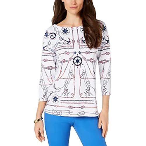 Petite Printed Top