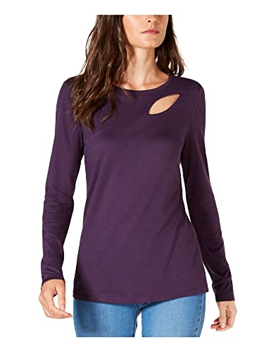 Cutout Long Sleeve T-Shirt