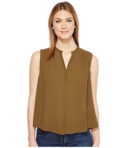 Lucky Brand Sleeveless Pleated Shirt