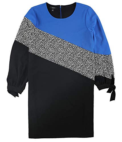 Plus Size Colorblocked Tie-Sleeve Top