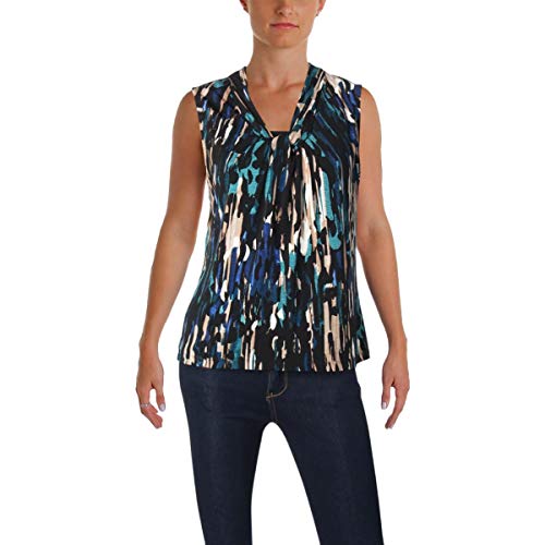New Calvin Klein Center Knot V-Neck Top