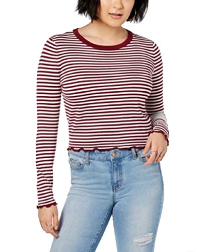 Ultra Flirt By Ikeddi Juniors Lettuce Edge Pullover