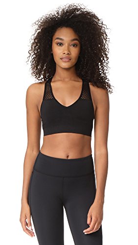 Womens Alala Seamless Bralette, Size Medium - Black