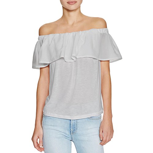 French Connection Women's Summer Crepe Light Ots, Freeway Grey, S