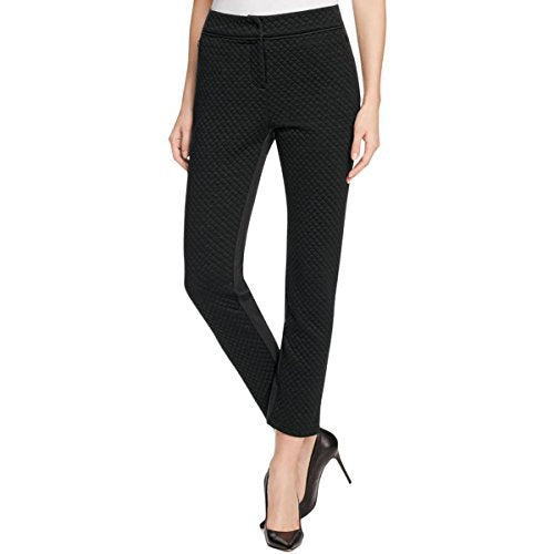 Finity Womens Glitter Textured Ankle Pants