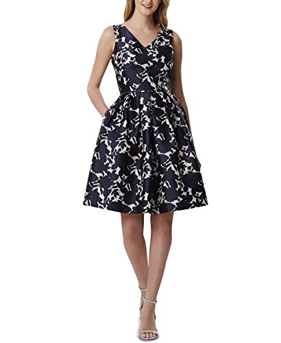 Printed Fit & Flare Dress