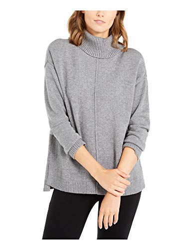 Dropped-Shoulder Turtleneck