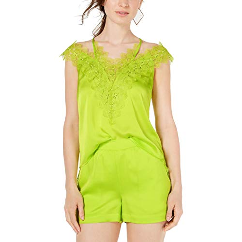 Izabella Lace-Trim Cold-Shoulder Top