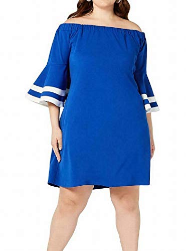 Trendy Plus Size Off-The-Shoulder Dress