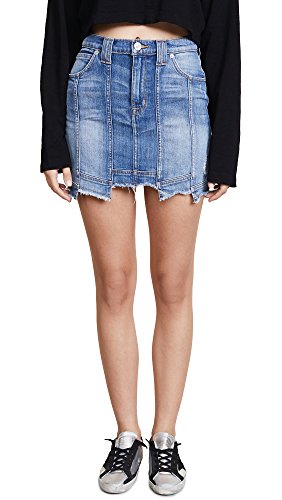 Asymmetrical Denim Skirt
