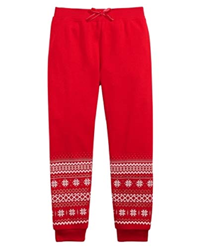 Little Girls Border-Print Jogger Pants