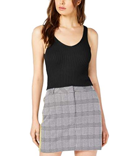 Ribbed-Knit Cropped Tank Top