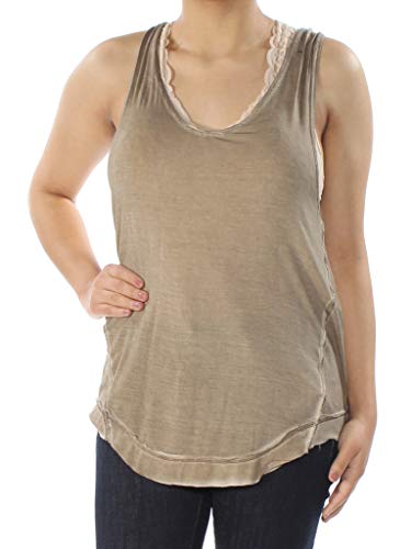 Free People Women's Nectarine Tank Top (XS, Pine)