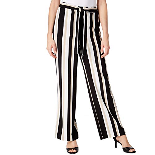 Tie-Front Wide-Leg Pants