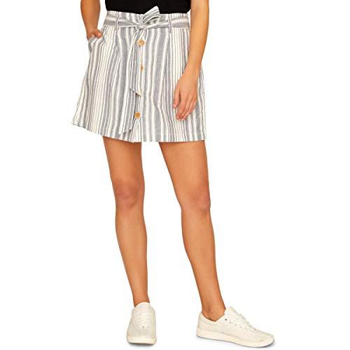 Sagebrush Paper-Bag Mini Skirt
