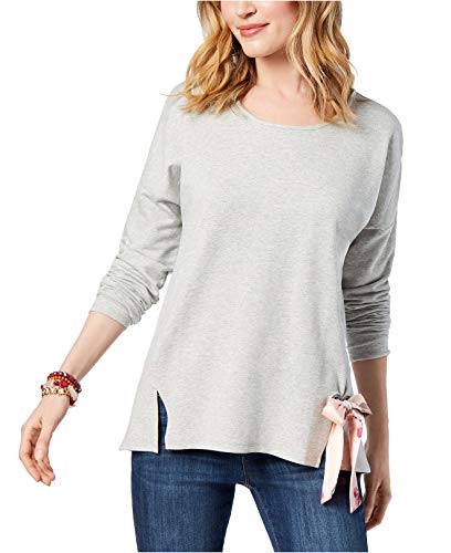 Tie-Front Sweatshirt