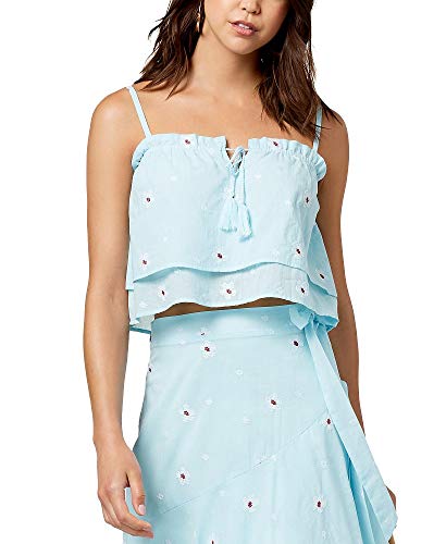 Adjustable Tiered Cotton Crop Top