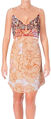A | X ARMANI EXCHANGE Women's Sleeveless Makeria Slip Dress, Moderate Poppy True White, XS