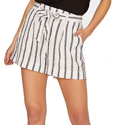 inland Striped Tie-Waist Shorts