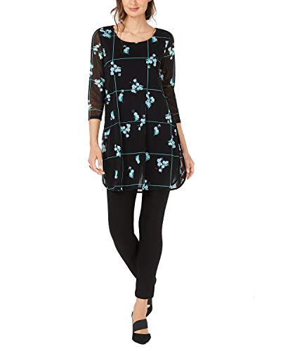 Printed Mesh Tunic