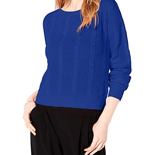 Cable-Knit Bow-Back Sweater