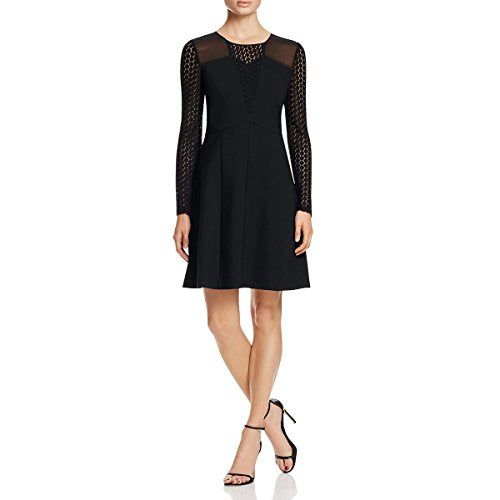 Finity Lace Panel A-Line Dress