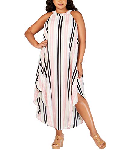Trendy Plus Size Striped Maxi Dress