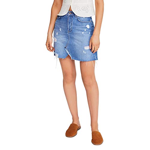 Free People Hallie Denim Mini Skirt