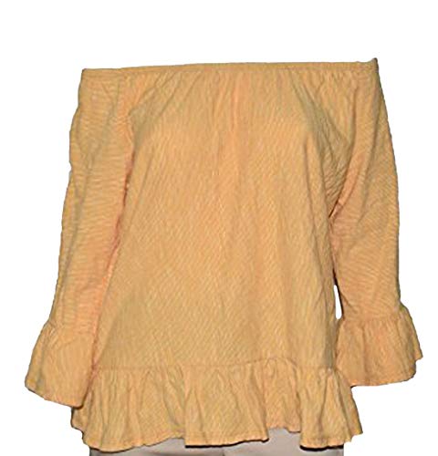 Sanctuary Off Shoulder Striped Blouse