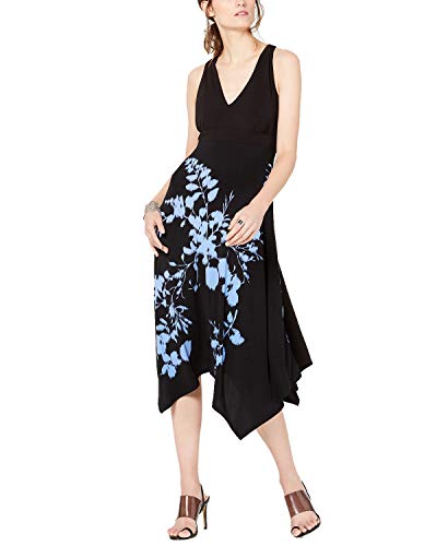 International Concepts INC Floral Cutout-Back Dress (Sublime Bouquet, L)