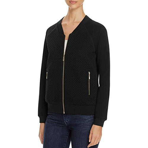 Finity Sparkle Quilted Knit Bomber Jacket