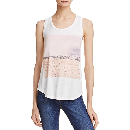 French Connection Womens Kawame Jersey Printed Tank Top