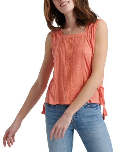 Mixed Media Tie Top
