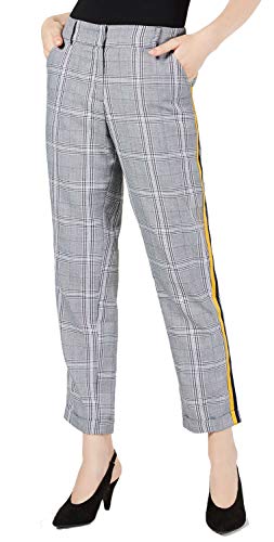 Menswear Plaid Side-Striped Pants