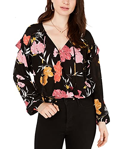 Floral-Print Long-Sleeve Top
