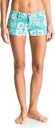 Roxy Womens Forever Print Casual Denim Shorts