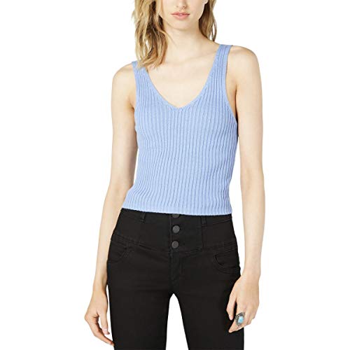 Ribbed-Knit Cropped Tank Top