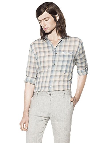 John Varvatos Slim Fit Plaid Shirt