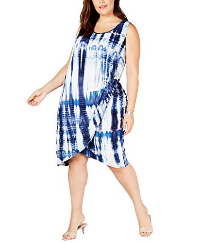 Trendy Plus Size Tie-Dyed Dress