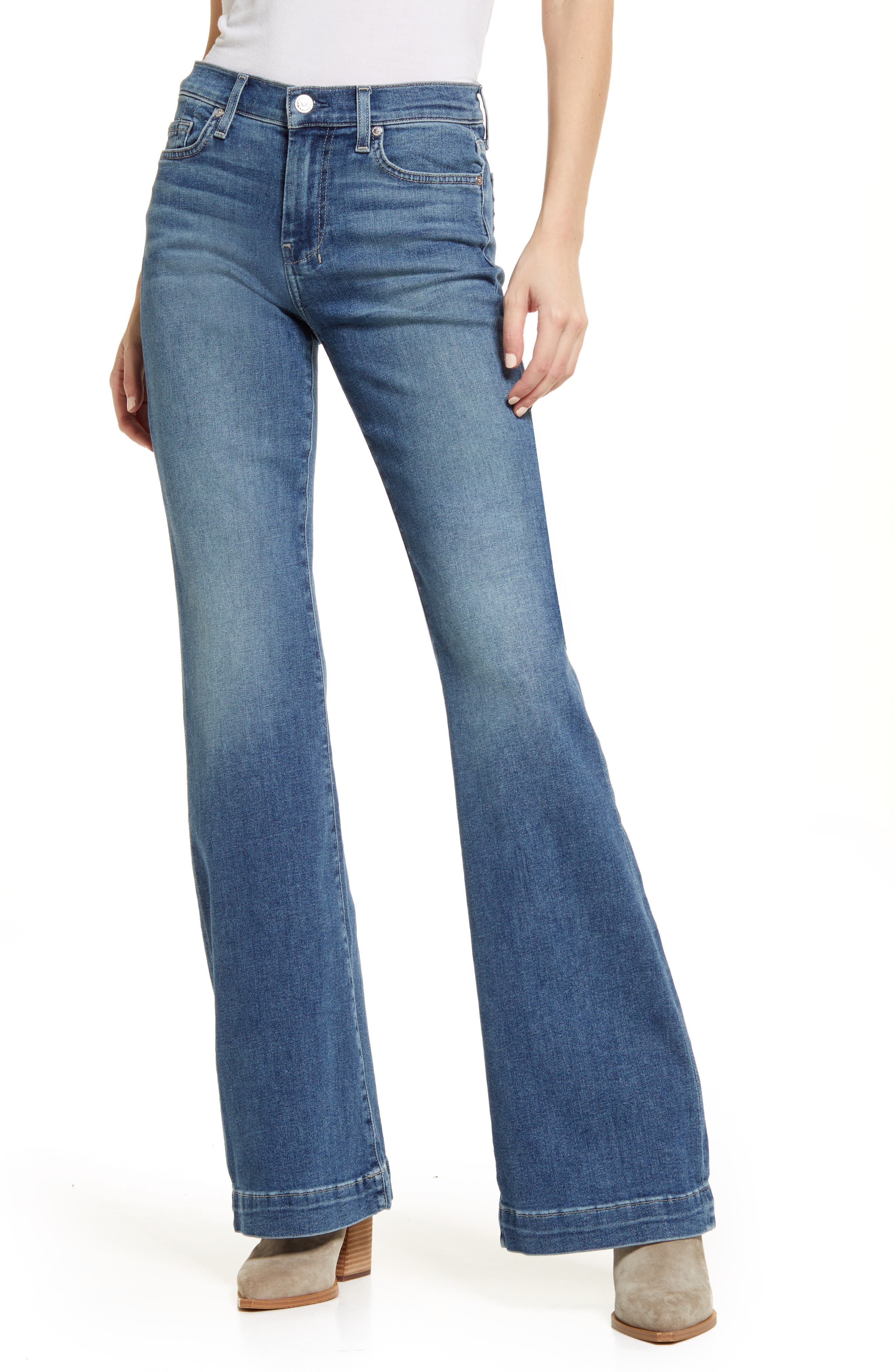 7 For All Mankind Dojo Wide Leg Jeans